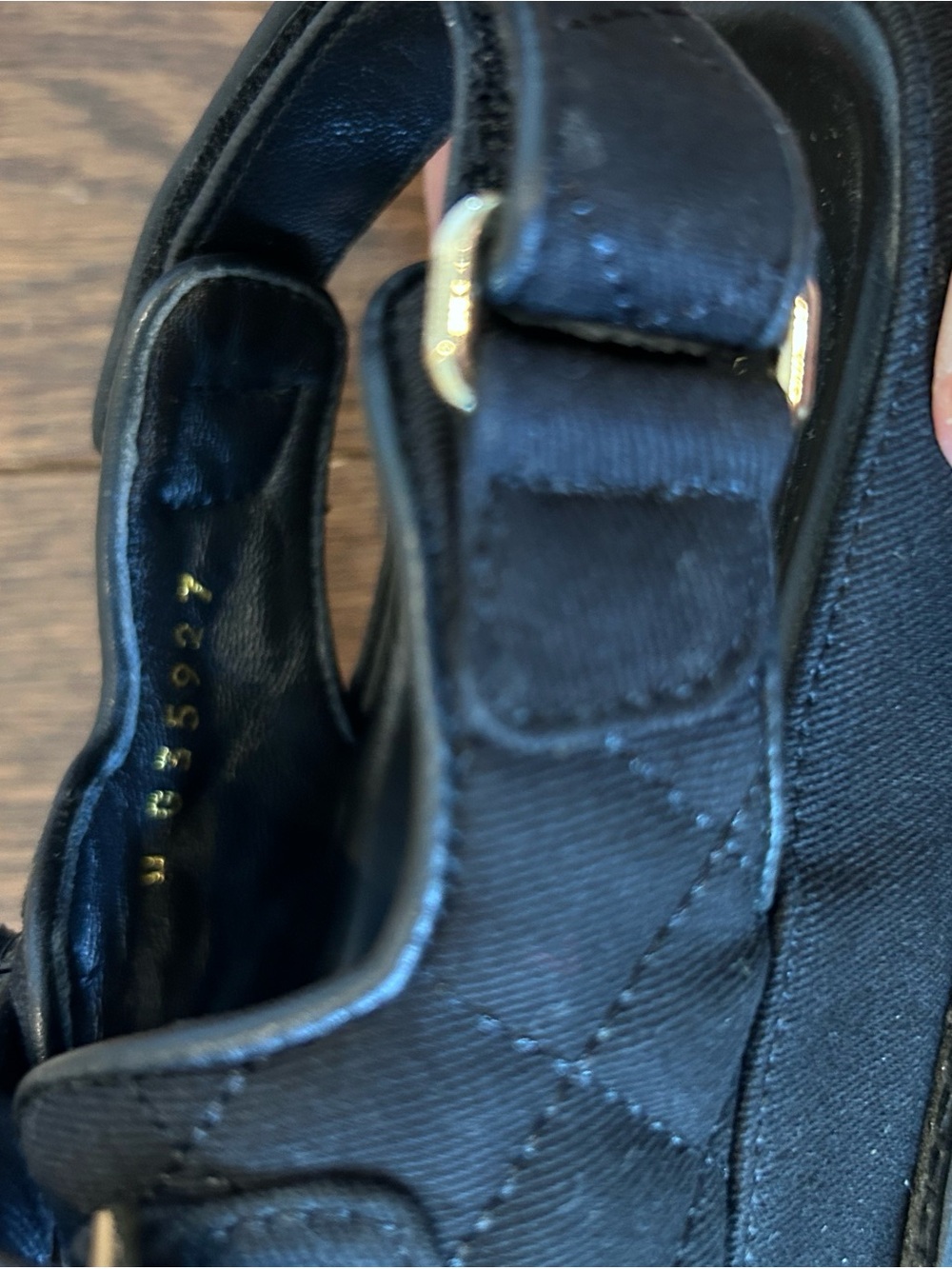 CHANEL LIKE Black Sandals with Colorful Jewel CC Accents - Picture 5 of 6